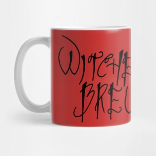Retro Witches Brew Lettering Mug